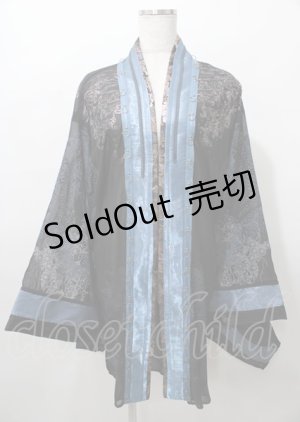 画像: Ozz oneste / 琉金幻想 羽織  黒 Y-25-07-23-085-OO-TO-SZ-ZY