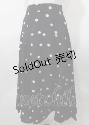 画像: tocco / ドットスカート  黒 Y-25-07-23-106-LO-SK-SZ-ZY