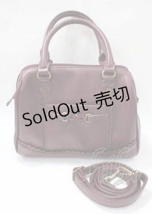 画像: axes femme / リボンビットバッグ  ワイン Y-25-07-23-014-AX-BG-SZ-ZY