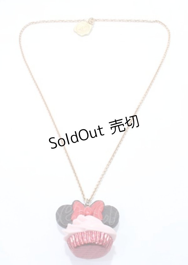 画像4: Q-pot. / ミニー/ストロベリーカップケーキ ネックレス  ピンク Y-25-07-23-002-QP-AC-SZ-ZY (4)