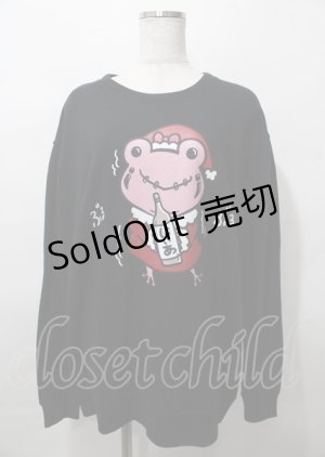 画像: NieR Clothing / ブル美プリントトレーナー   Y-25-07-25-001-PU-TO-0-ZY