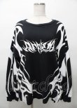 画像1: REFLEM / トライバルBIGロングTEE F ブラック Y-25-07-25-049-PU-TO-SZ-ZY (1)