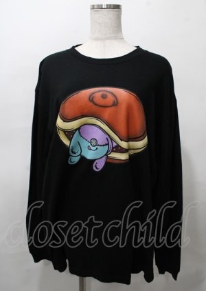 画像: NieR Clothing / プリントTシャツ  黒 Y-25-07-25-006-PU-TO-AS-ZY