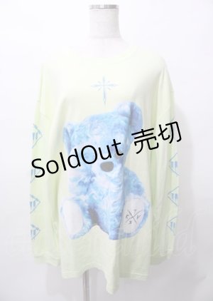 画像: TRAVAS TOKYO / FURRY BEARクマT  ライムグリーン Y-25-07-25-051-PU-TO-SZ-ZY