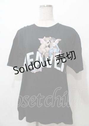画像: MILKBOY / HEAVEN Tシャツ L ブラック Y-25-07-25-055-MB-TO-SZ-ZY
