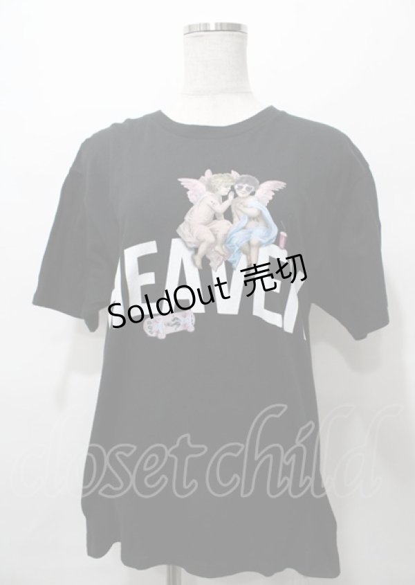 画像1: MILKBOY / HEAVEN Tシャツ L ブラック Y-25-07-25-055-MB-TO-SZ-ZY (1)