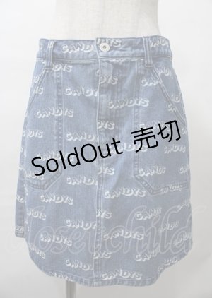 画像: Candy Stripper /CANDYS DENIMスカート 2 インディゴブリーチ Y-25-07-25-065-PU-SK-SZ-ZY