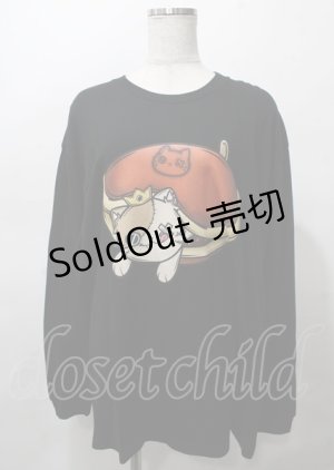 画像: NieR Clothing / プリントTシャツ  黒 Y-25-07-25-008-PU-TO-AS-ZY