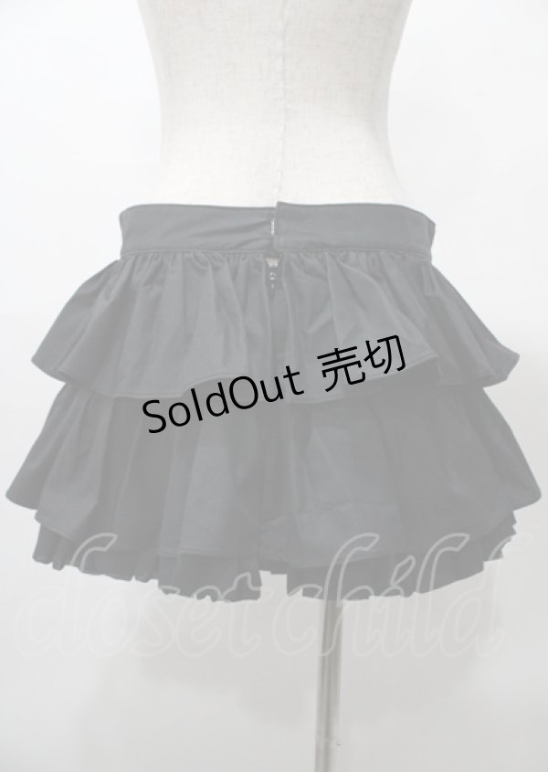 画像2: Na+H / フリル付ショートパンツ  黒 Y-25-07-25-072-PU-PA-SZ-ZY (2)