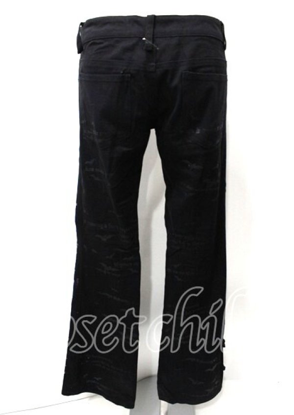 画像2: h.ANARCHY / 龍ptチャイナボタンパンツ  黒 Y-25-07-25-086-HN-PA-SZ-ZY (2)