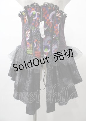 画像: Qutie Frash / フリルラップコルセット  パープル Y-25-07-25-089-QU-TO-SZ-ZY