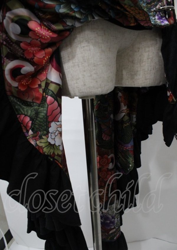 画像4: Qutie Frash / コルセットスカート  黒×赤 Y-25-07-25-090-QU-SK-SZ-ZY (4)