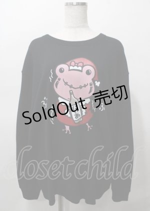 画像: NieR Clothing / ブル美プリントトレーナー   Y-25-07-25-012-PU-TO-0-ZY