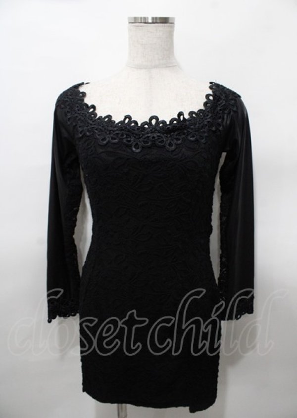 画像1: PUNK RAVE / Elfin song dress  M 黒 Y-25-07-25-099-PU-OP-SZ-ZY (1)