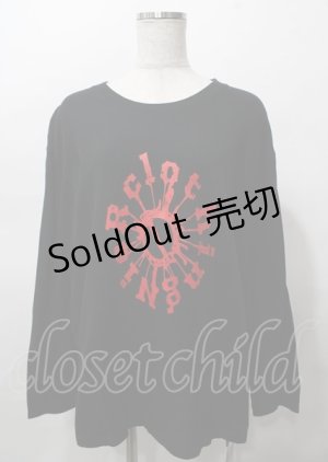 画像: NieR Clothing / プリントTシャツ  黒 Y-25-07-25-013-PU-TS-0-ZY