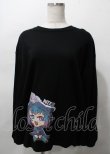 画像1: NieR Clothing / 擬人化ONE君トレーナー  黒 Y-25-07-25-014-PU-TS-0-ZY (1)