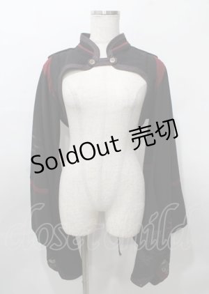 画像: Ozz oneste / 矢絣Pt入りモダン振袖ボレロ  黒 Y-25-07-25-119-OO-TO-SZ-ZY