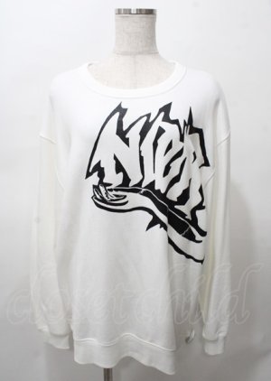 画像: NieR Clothing / プリントスウェット  オフ Y-25-07-25-017-PU-TO-ET-ZY