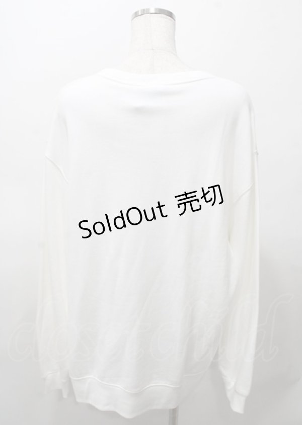 画像2: NieR Clothing / プリントスウェット  オフ Y-25-07-25-017-PU-TO-ET-ZY (2)