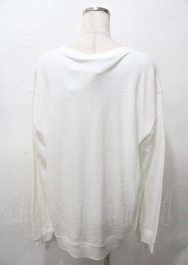 画像2: NieR Clothing / ちゃむちゃむスウェット  白 Y-25-07-25-020-PU-BL-AS-ZY (2)