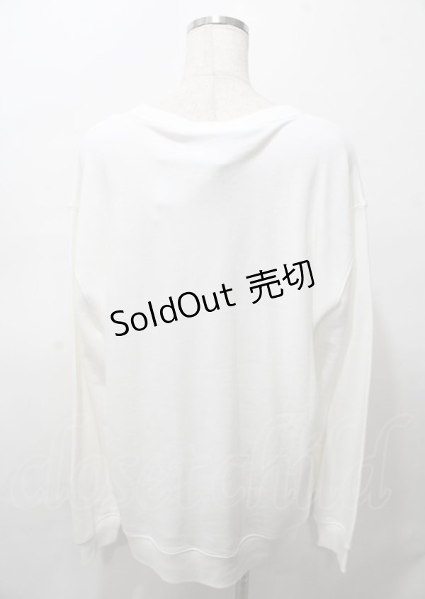 画像2: NieR Clothing / ちゃむちゃむスウェット  白 Y-25-07-25-020-PU-BL-AS-ZY (2)