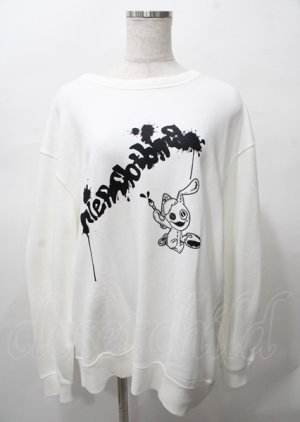 画像: NieR Clothing / プリントスウェット  白 Y-25-07-25-023-PU-TO-AS-ZY