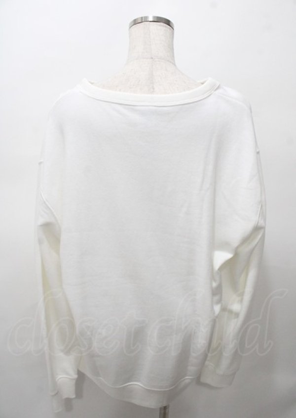 画像2: NieR Clothing / プリントスウェット  白 Y-25-07-25-023-PU-TO-AS-ZY (2)