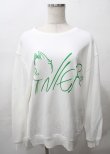 画像1: NieR Clothing / プリントトレーナー  白 Y-25-07-25-024-PU-TO-0-ZY (1)