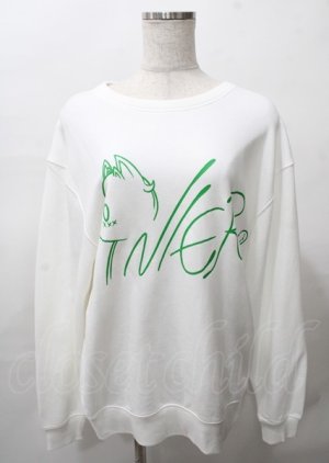 画像: NieR Clothing / プリントトレーナー  白 Y-25-07-25-024-PU-TO-0-ZY