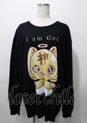 画像: NieR Clothing / 神様Nierちゃんスウェット  黒 Y-25-07-25-003-PU-TO-HR-ZY