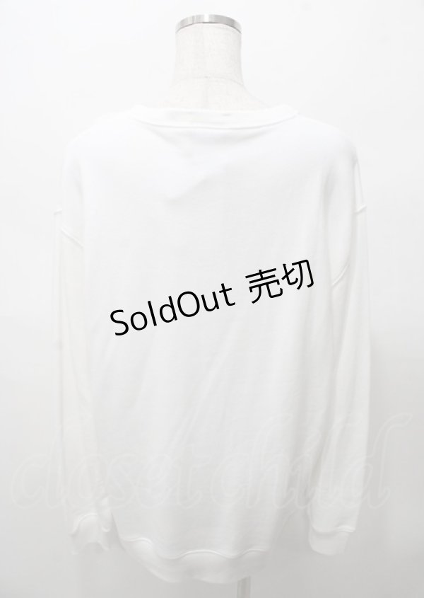画像2: NieR Clothing / おしゅしスウェット  白 Y-25-07-25-025-PU-TO-AS-ZY (2)