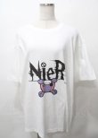 画像1: NieR Clothing / ちゃむちゃむTシャツ  白 Y-25-07-25-032-PU-TO-AS-ZY (1)