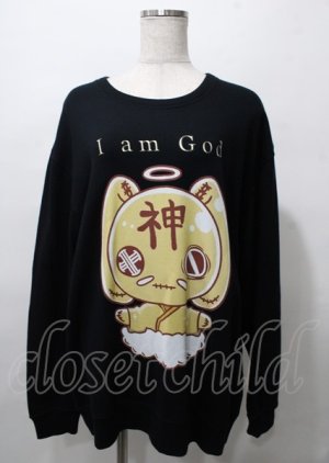 画像: NieR Clothing / 神様Nierちゃんスウェット  黒 Y-25-07-25-004-PU-TO-AS-ZY