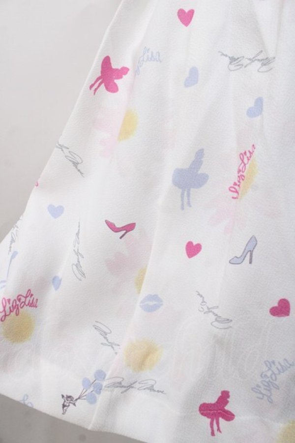 画像4: LIZ LISA / シルエット柄ワンピース 0 白 Y-25-07-27-028-LO-OP-SZ-ZI (4)