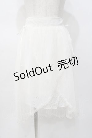画像: LIZ LISA / フィッシュテールチュールスカート 0 ホワイト Y-25-07-27-035-LO-SK-SZ-ZI