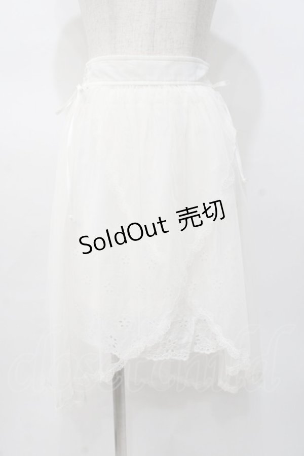 画像1: LIZ LISA / フィッシュテールチュールスカート 0 ホワイト Y-25-07-27-035-LO-SK-SZ-ZI (1)