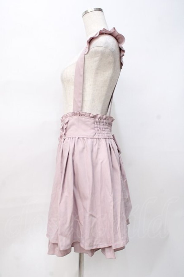 画像2: LIZ LISA / サス付きバックカシュクールフリルスカート 0 ピンク Y-25-07-27-037-LO-SK-SZ-ZI (2)