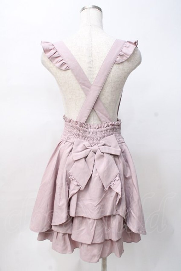 画像3: LIZ LISA / サス付きバックカシュクールフリルスカート 0 ピンク Y-25-07-27-037-LO-SK-SZ-ZI (3)