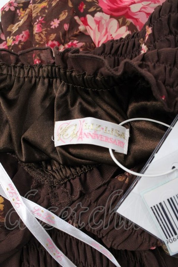 画像5: LIZ LISA / フラワーシフォンチュニック 0 ブラウン Y-25-07-27-010-LO-OP-SZ-ZH (5)