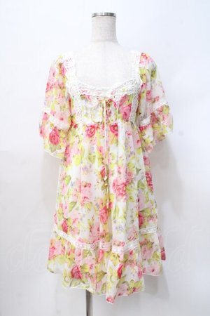 画像: LIZ LISA / 花柄シフォンチュニック 0 オフ白 Y-25-07-27-014-LO-TO-SZ-ZY