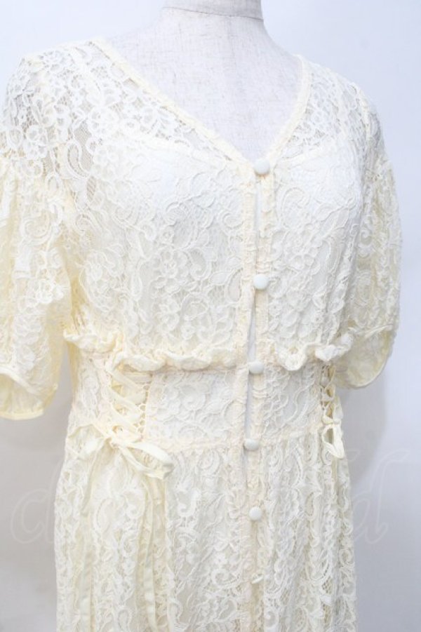 画像4: LIZ LISA / レースロングワンピース 0 アイボリー Y-25-07-27-016-LO-OP-SZ-ZH (4)