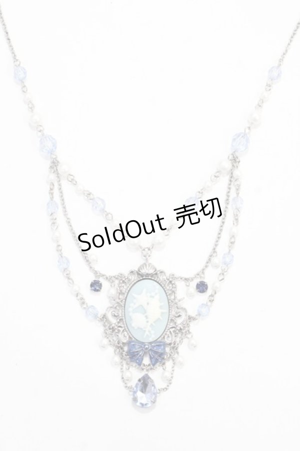 画像1: axes femme / ロマンティックオーシャンネックレス  ブルー Y-25-07-29-005-AX-AC-SZ-ZY (1)