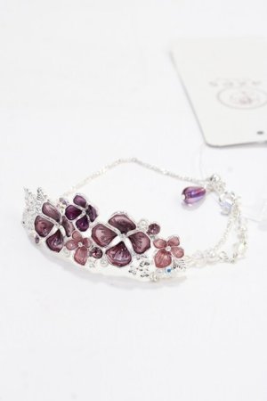画像: axes femme / 紫陽花モチーフブレスレット  シルバー Y-25-07-29-006-AX-AC-SZ-ZY