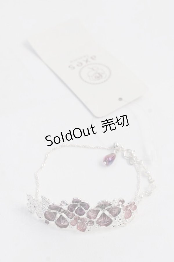 画像2: axes femme / 紫陽花モチーフブレスレット  シルバー Y-25-07-29-006-AX-AC-SZ-ZY (2)