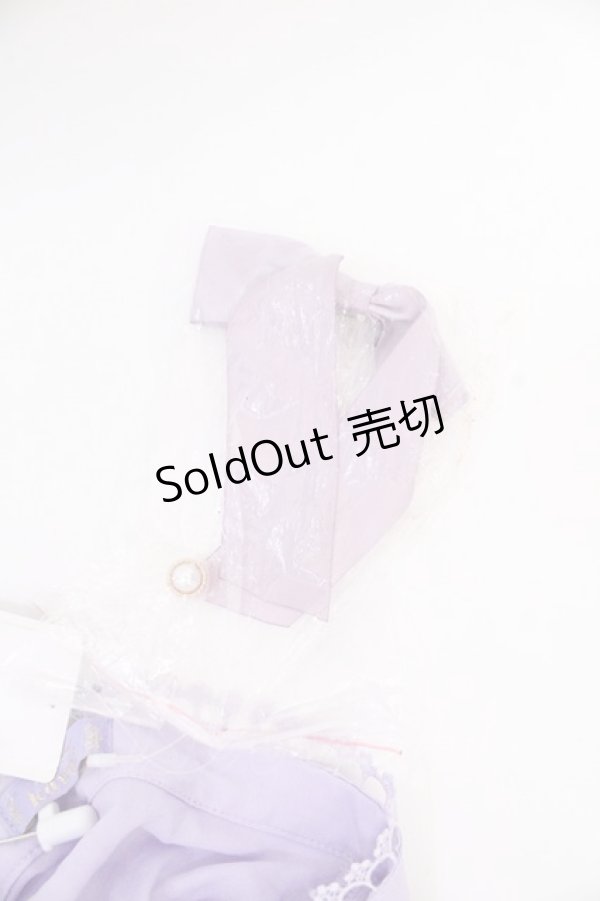 画像5: axes femme Kawaii / チュールフリルブラウス M ラベンダー Y-25-07-29-054-AX-BL-SZ-ZH (5)