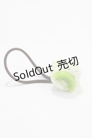 画像: Q-pot. / キウイアイスヘアゴム  キウイ Y-25-07-29-009-QP-ZA-SZ-ZY