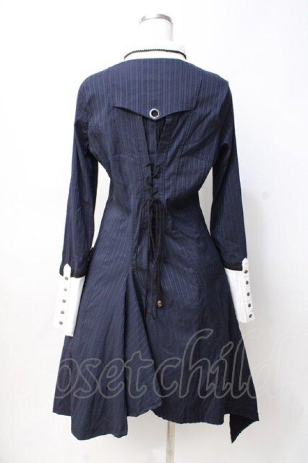 専用【美品】OZZ ONESTEナポレオン風ジップアップワンピース フリル 長袖 ozz oneste ナポレオン風フリルワンピース - メルカリ