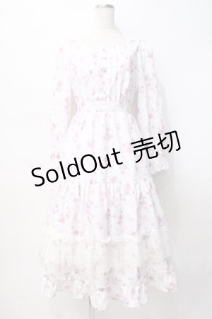 画像: axes femme / SAKURAティアードワンピース M ピンク Y-25-07-29-082-AX-OP-SZ-ZY