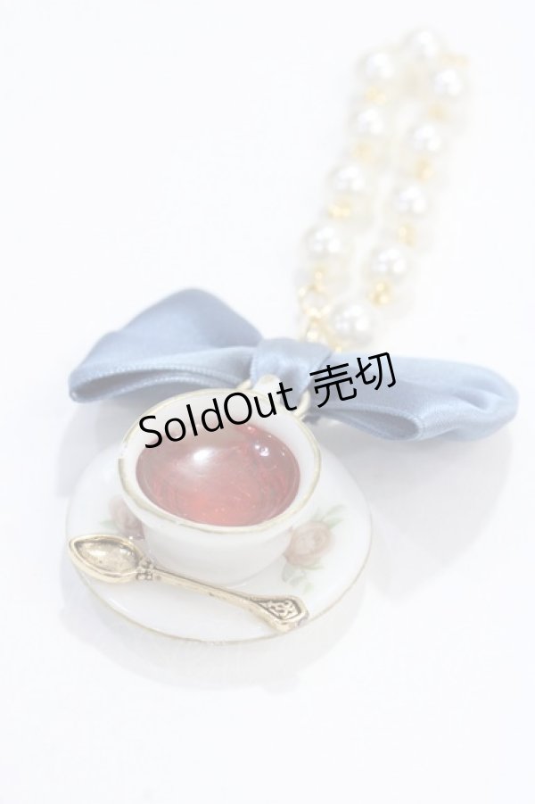 画像1: axes femme kawaii / ティーカップバッグチャーム  ブルー Y-25-07-29-012-AX-AC-SZ-ZY (1)