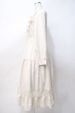画像2: axes femme POETIQUE / ブロッキングブーケ刺繍ワンピース M 生成り Y-25-07-29-083-AX-OP-SZ-ZY (2)